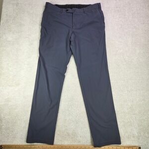 PT Torino Alpha Kinetic Fabric Pants Mens Charcoal Gray Flat Front Size‎ 36x31
